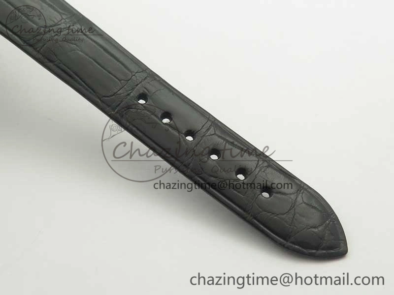 Premiere Boy de Chanel LMF 1:1 Best Edition Black Textured Dial on Black Crocodile Strap Jap Quartz