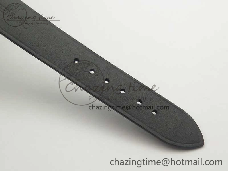Premiere Boy de Chanel LMF 1:1 Best Edition Black Textured Dial on Black Crocodile Strap Jap Quartz