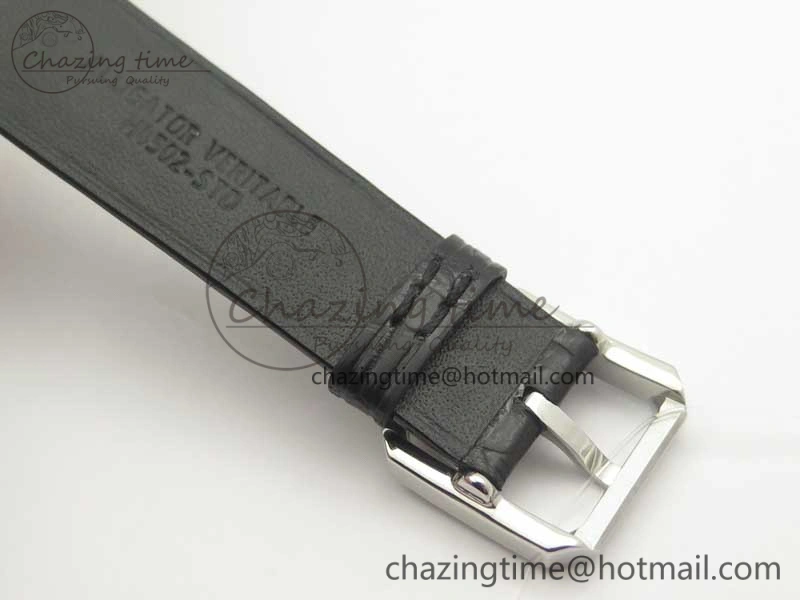 Premiere Boy de Chanel LMF 1:1 Best Edition Black Textured Dial on Black Crocodile Strap Jap Quartz