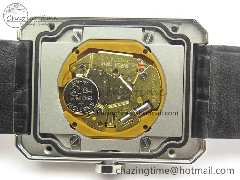 Premiere Boy de Chanel LMF 1:1 Best Edition Black Textured Dial on Black Crocodile Strap Jap Quartz
