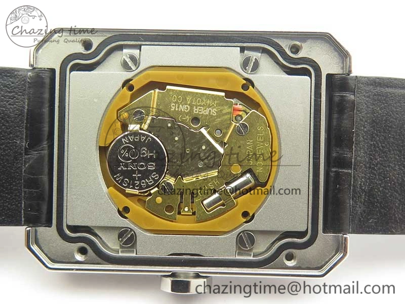 Premiere Boy de Chanel LMF 1:1 Best Edition Black Textured Dial on Black Crocodile Strap Jap Quartz