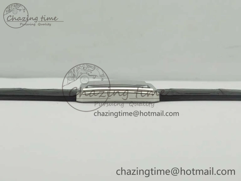 Premiere Boy de Chanel LMF 1:1 Best Edition Black Textured Dial on Black Crocodile Strap Jap Quartz