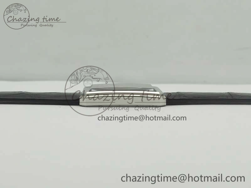 Premiere Boy de Chanel LMF 1:1 Best Edition Black Textured Dial on Black Crocodile Strap Jap Quartz