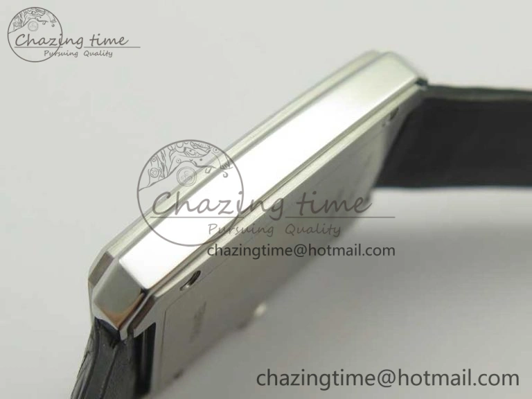 Premiere Boy de Chanel LMF 1:1 Best Edition Black Textured Dial on Black Crocodile Strap Jap Quartz