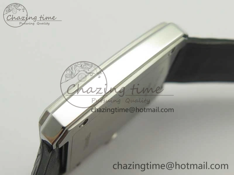 Premiere Boy de Chanel LMF 1:1 Best Edition Black Textured Dial on Black Crocodile Strap Jap Quartz