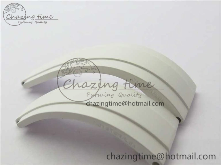 RBF 1:1 Rolex White Oysterflex Rubber Strap 4 Size (Same Technology as Genuine)