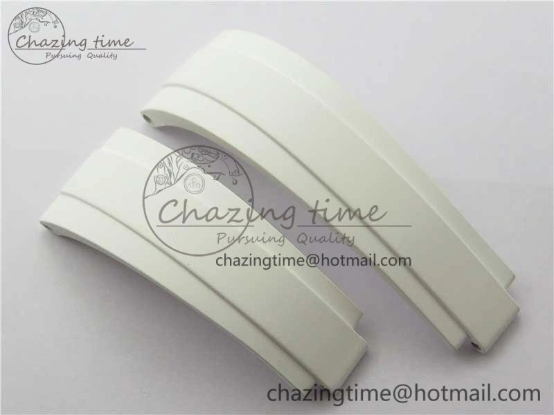 RBF 1:1 Rolex White Oysterflex Rubber Strap 4 Size (Same Technology as Genuine)