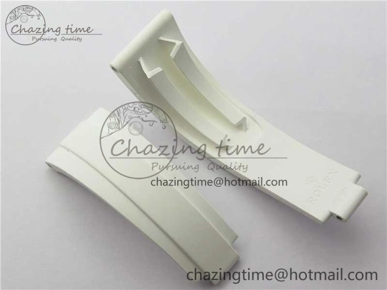 RBF 1:1 Rolex White Oysterflex Rubber Strap 4 Size (Same Technology as Genuine)