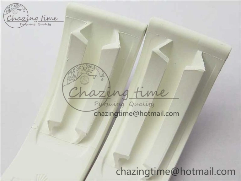 RBF 1:1 Rolex White Oysterflex Rubber Strap 4 Size (Same Technology as Genuine)