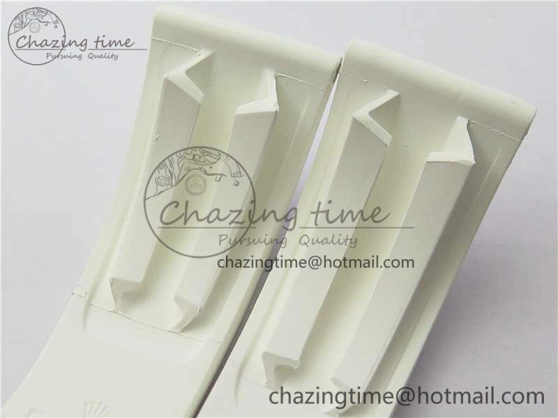 RBF 1:1 Rolex White Oysterflex Rubber Strap 4 Size (Same Technology as Genuine)