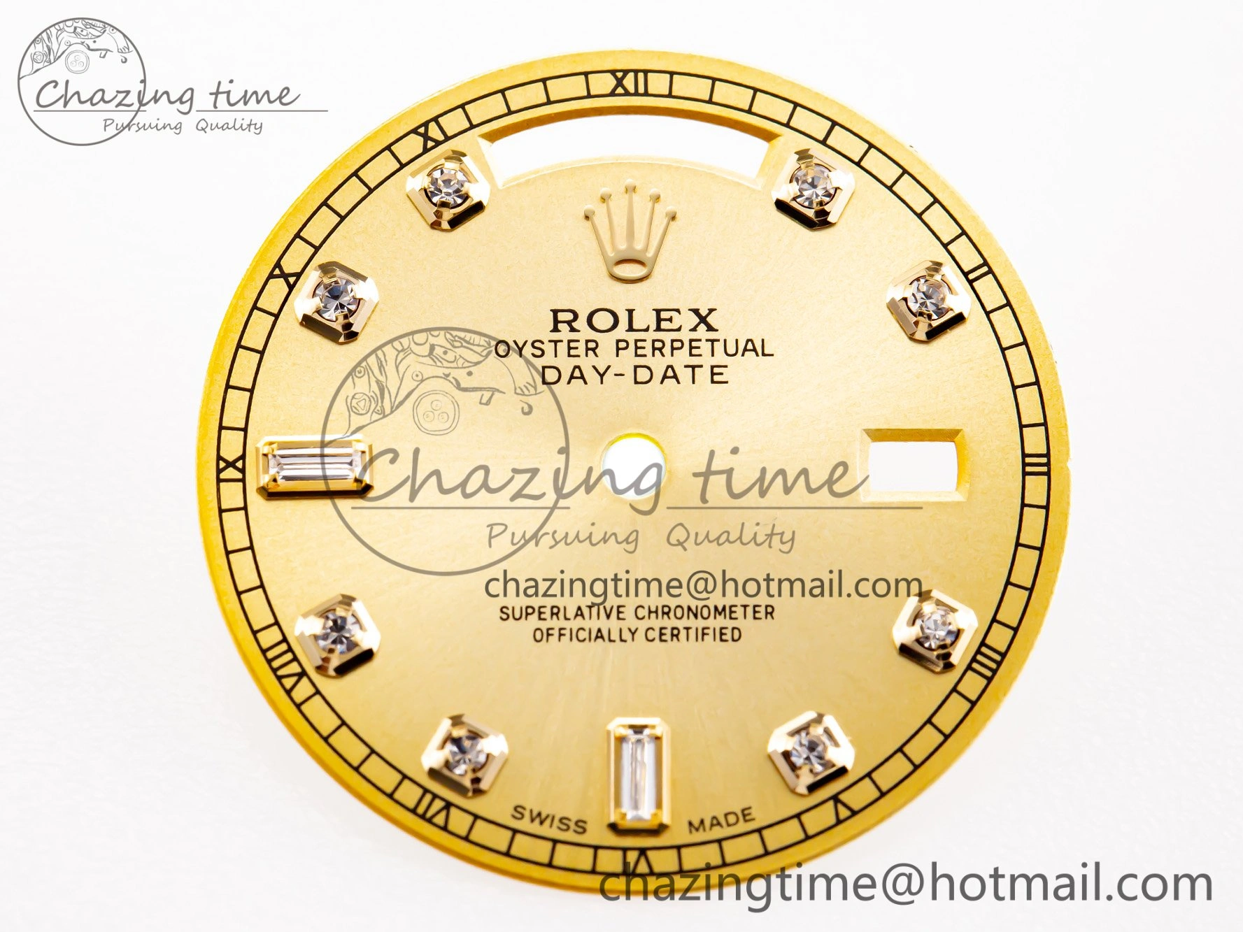 RBF Champagne-Colour With Diamonds Dial for Day-Date 128238
