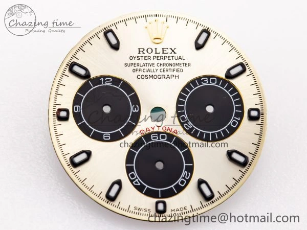 RBF Champagne-Colour and Black Dial for Daytona 16518LN