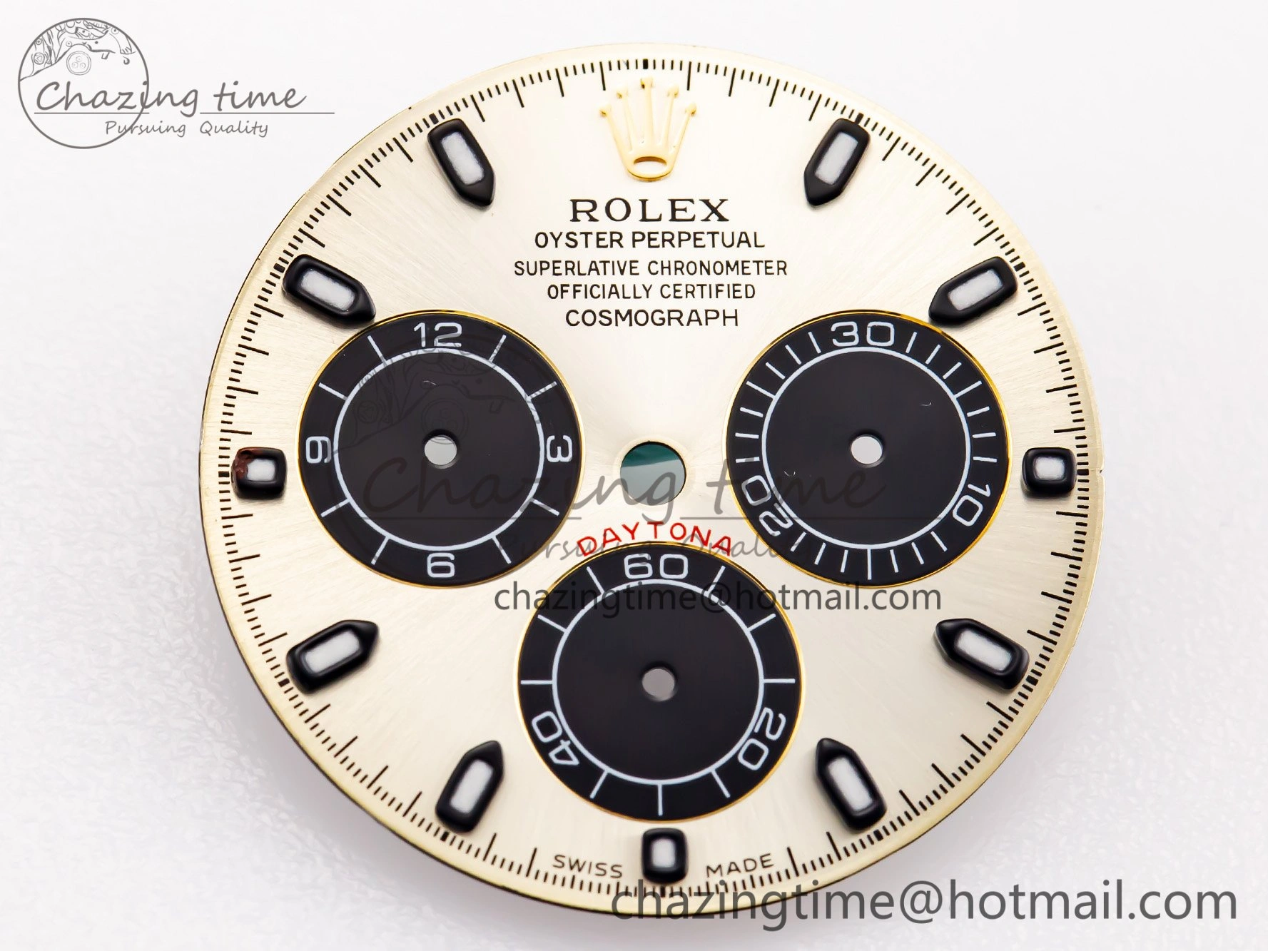 RBF Champagne-Colour and Black Dial for Daytona 16518LN
