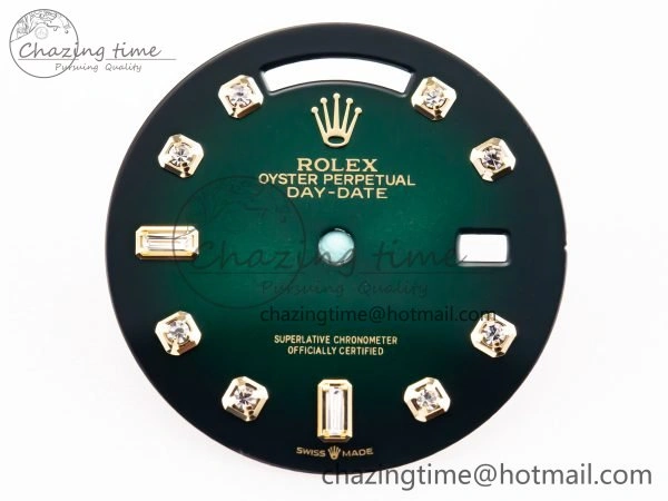 RBF Green Gradient Set With Diamonds Dial for Day-Date 128238