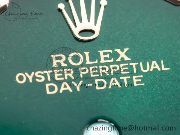 RBF Green Gradient Set With Diamonds Dial for Day-Date 128238