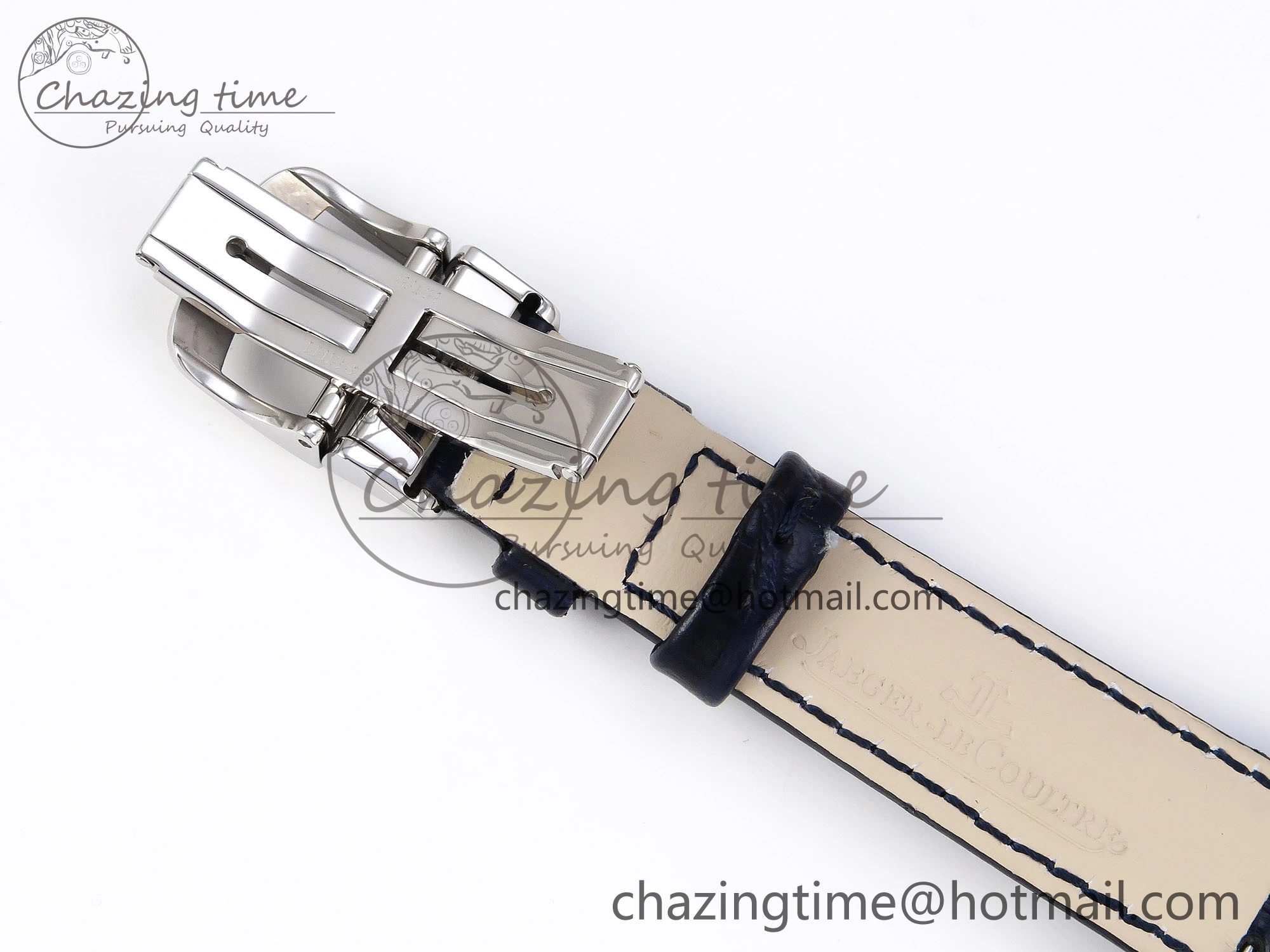RENDEZ-VOUS NIGHT & DAY SS APSF 1:1 BEST EDITION BLUE TEXTURED DIAL DIAMONDS BEZEL ON BLUE LEATHER STRAP SA898