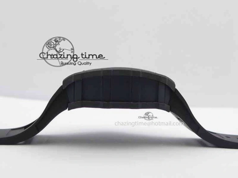 RM 035-01 Forged Carbon PSG KVF Best Edition Skeleton Dial On Rubber Strap MIYOTA8215