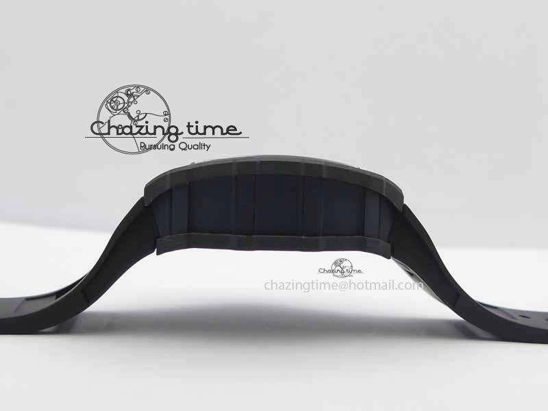 RM 035-01 Forged Carbon PSG KVF Best Edition Skeleton Dial On Rubber Strap MIYOTA8215