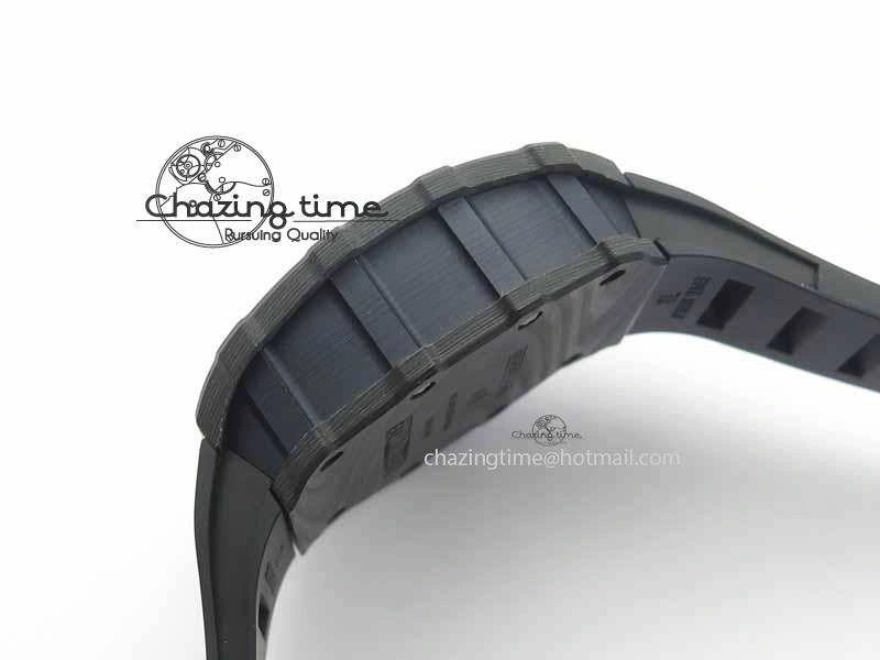 RM 035-01 Forged Carbon PSG KVF Best Edition Skeleton Dial On Rubber Strap MIYOTA8215