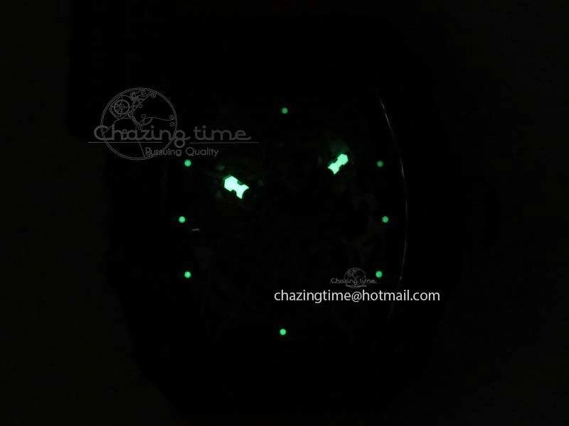 RM 035-02 Forged Carbon KVF Best Edition Black Inner Bezel Skeleton Dial On Orange Rubber Strap