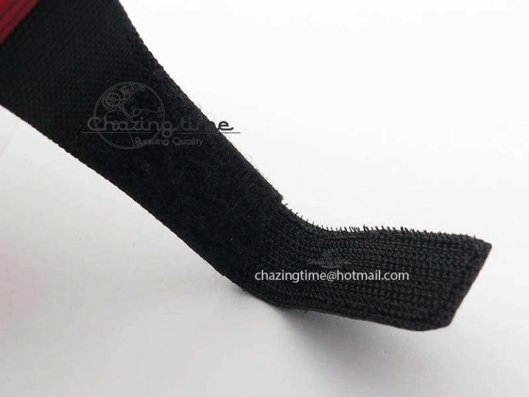 RM 035-2 Red Carbon Black Inner Bezel Skeleton Dial On Black Nylon Strap MIYOTA9015
