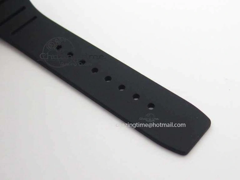 RM 035-2 Red Carbon Black Inner Bezel Skeleton Dial On Black Rubber Strap MIYOTA9015