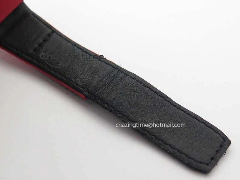 RM 035-2 Red Carbon Red Inner Bezel Skeleton Dial On Red Nylon Strap MIYOTA9015