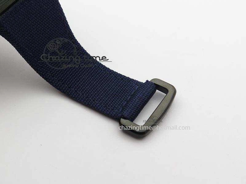 RM 035 Forge Carbon Blue Inner Bezel Skeleton Dial On Blue Nylon Strap MIYOTA9015