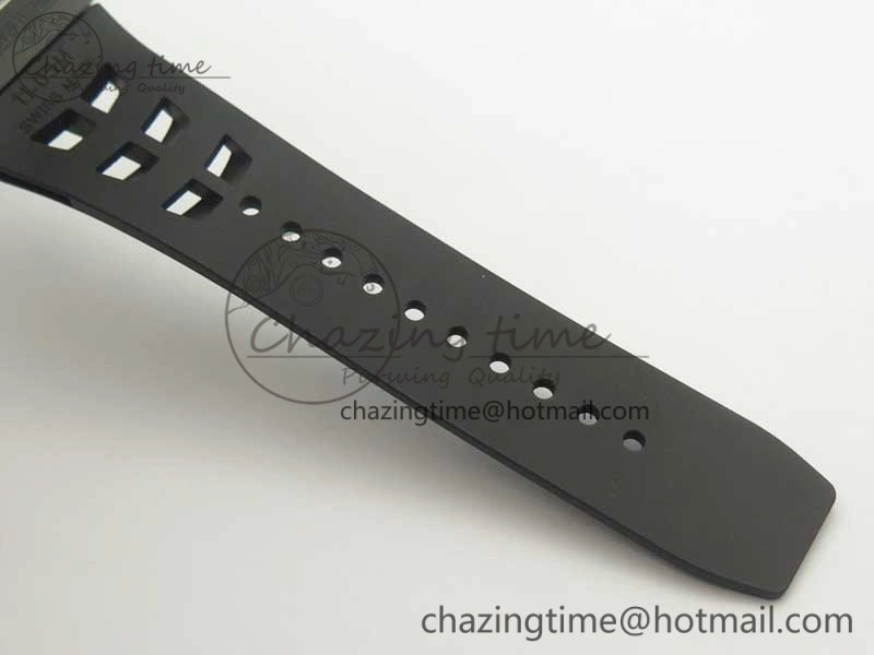 RM 51-01 Black Ceramic Tiger & Dragon KVF Best Edition on Black Rubber Strap MIYOTA8215