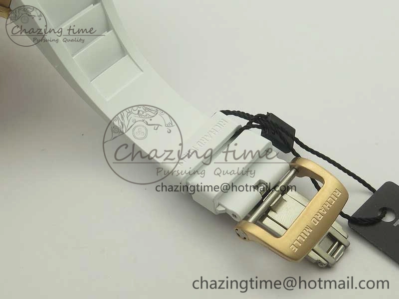 RM 51-01 RG Tiger & Dragon Diamonds Bezel KVF Best Edition on Rubber Strap MIYOTA8215