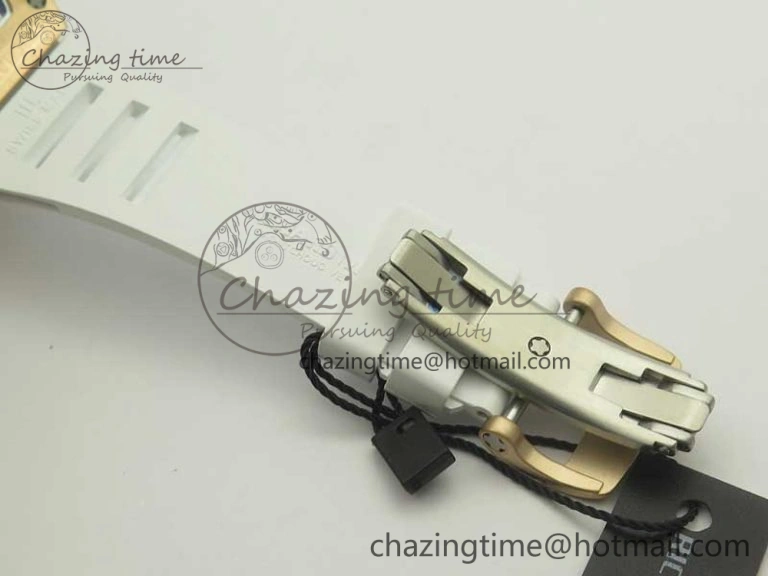 RM 51-01 RG Tiger & Dragon Diamonds Bezel KVF Best Edition on Rubber Strap MIYOTA8215