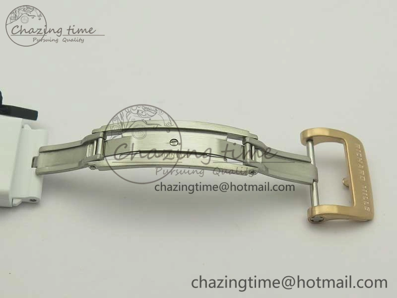 RM 51-01 RG Tiger & Dragon Diamonds Bezel KVF Best Edition on Rubber Strap MIYOTA8215