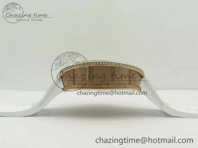 RM 51-01 RG Tiger & Dragon Diamonds Bezel KVF Best Edition on Rubber Strap MIYOTA8215