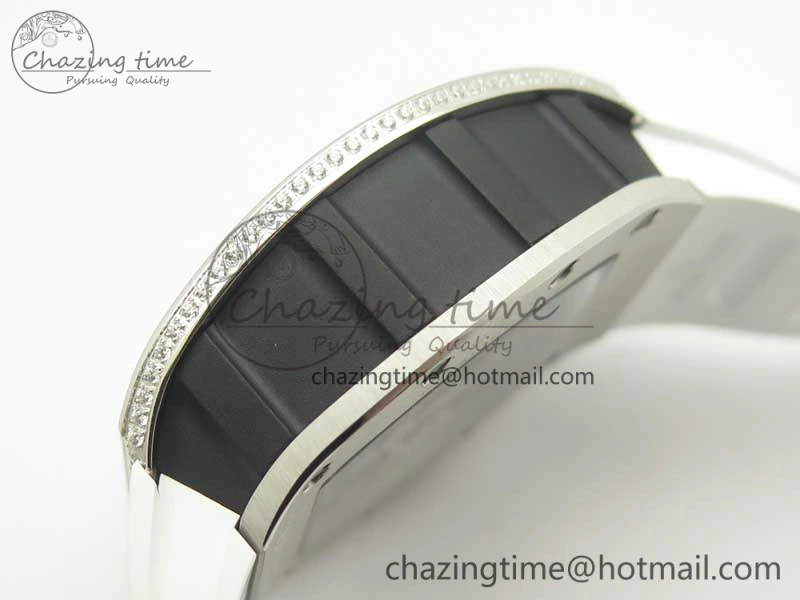 RM 51-01 SS Eagle Diamonds Bezel KVF Best Edition on Rubber Strap MIYOTA8215