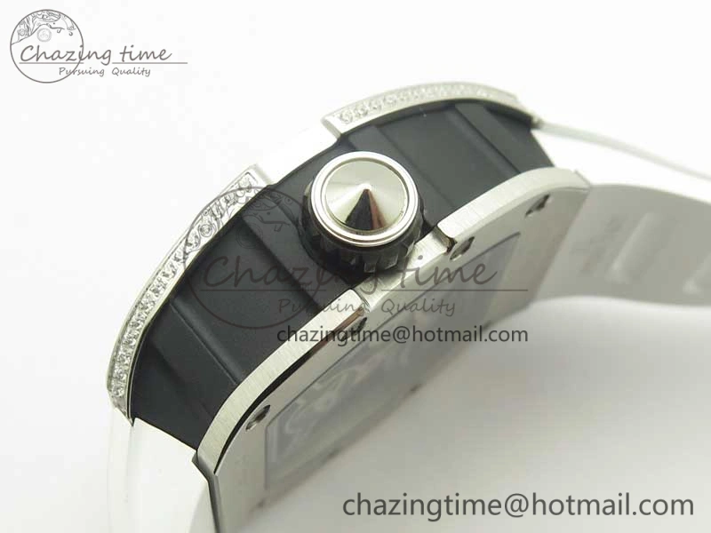 RM 51-01 SS Eagle Diamonds Bezel KVF Best Edition on Rubber Strap MIYOTA8215