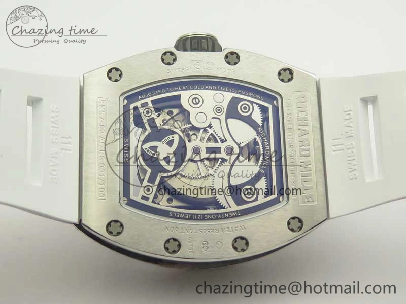 RM 51-01 SS Eagle Diamonds Bezel KVF Best Edition on Rubber Strap MIYOTA8215
