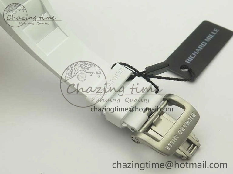 RM 51-01 SS Eagle Diamonds Bezel KVF Best Edition on Rubber Strap MIYOTA8215