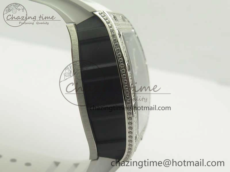 RM 51-01 SS Eagle Diamonds Bezel KVF Best Edition on Rubber Strap MIYOTA8215