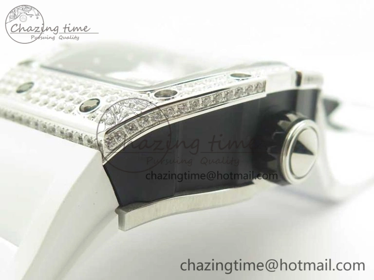 RM 51-01 SS Eagle Diamonds Bezel KVF Best Edition on Rubber Strap MIYOTA8215