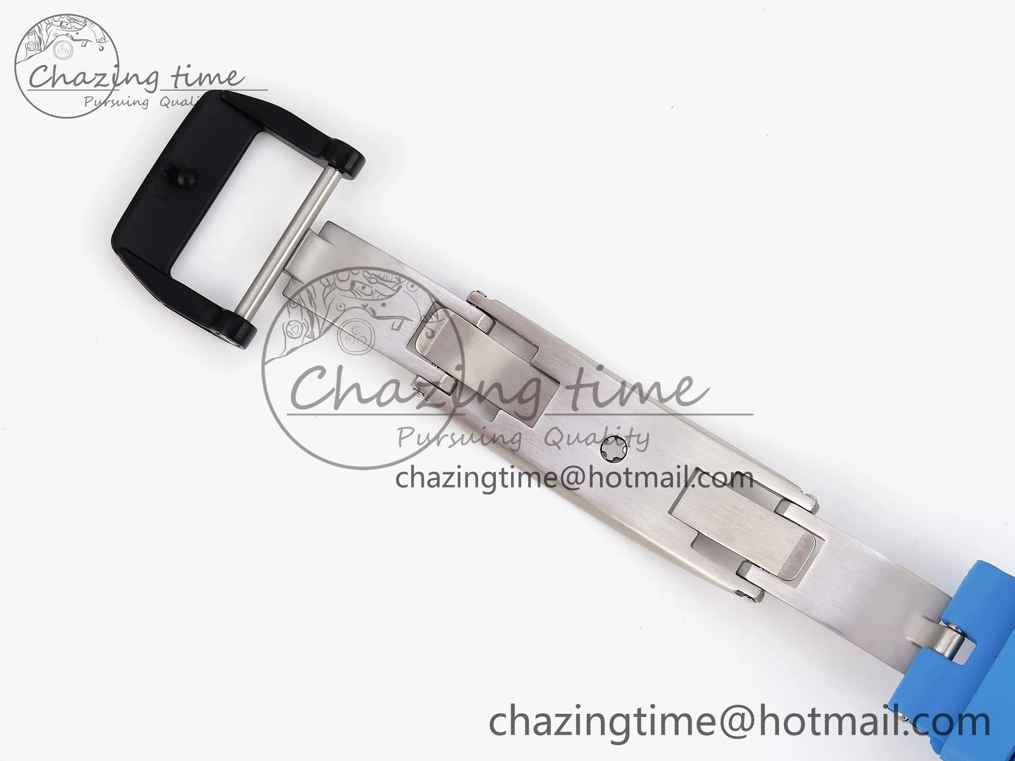 RM 53-01 Real Tourbillon Pablo Mac Donough 3KF Best Edition on Blue Rubber Strap