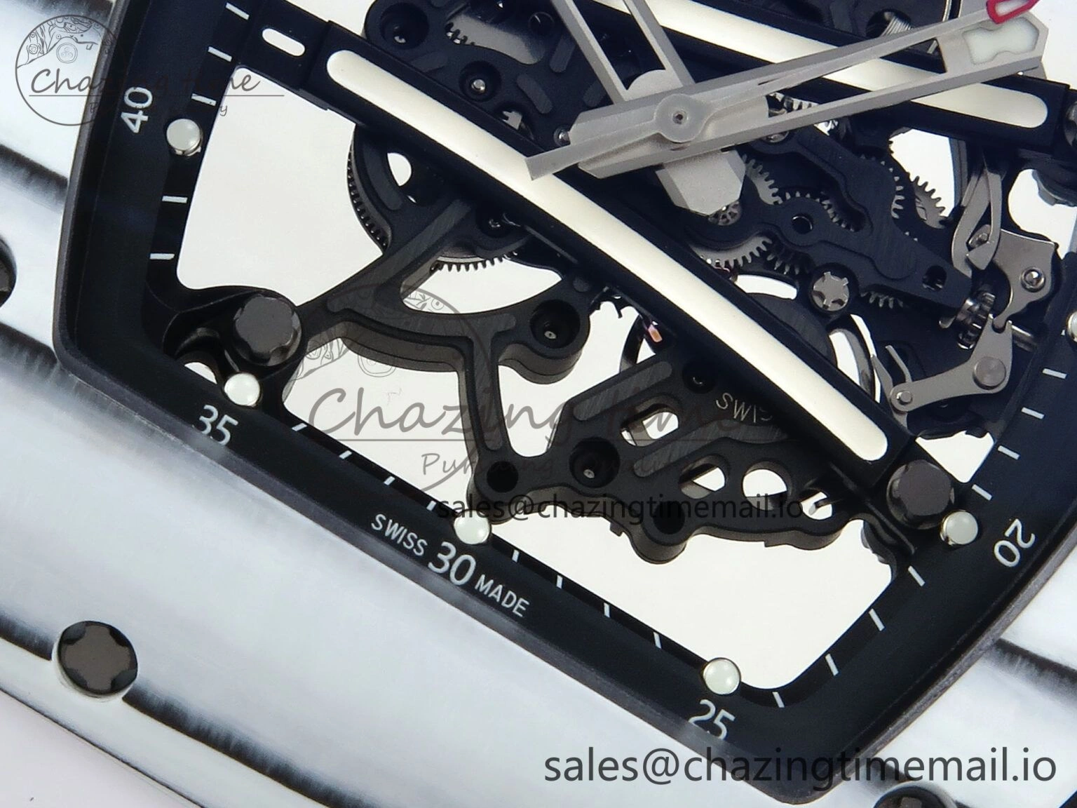 RM 61-01 Yohan Blake NTPT ZF 1:1 Best Edition on White Rubber Strap RMUL2 Super Clone