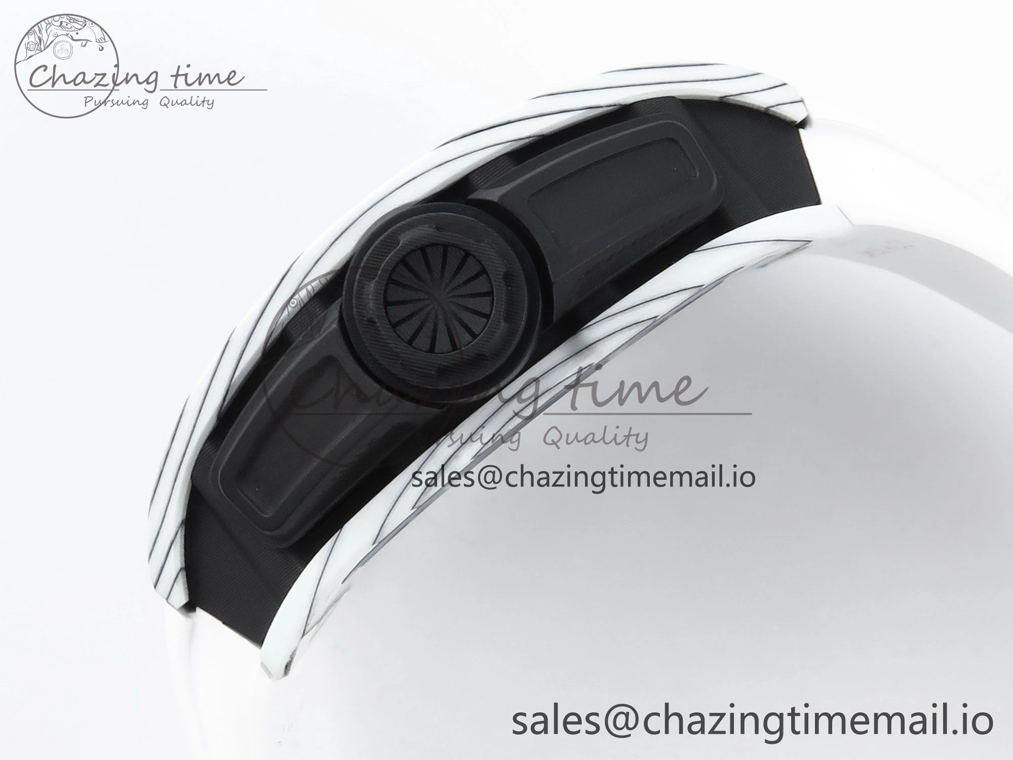 RM 61-01 Yohan Blake NTPT ZF 1:1 Best Edition on White Rubber Strap RMUL2 Super Clone