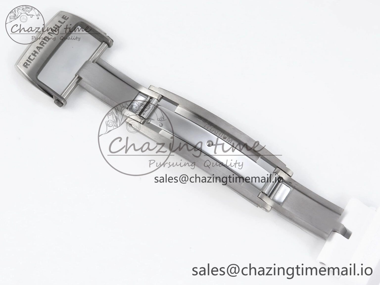 RM 61-01 Yohan White NTPT ZF 1:1 Best Edition on White Rubber Strap RMUL2 Super Clone