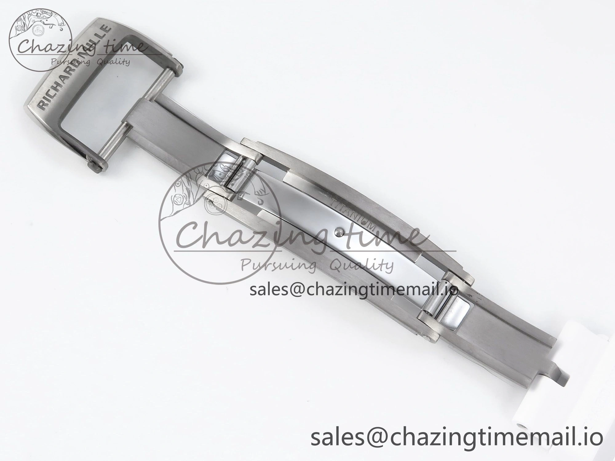 RM 61-01 Yohan White NTPT ZF 1:1 Best Edition on White Rubber Strap RMUL2 Super Clone
