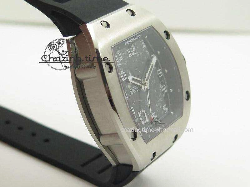 RM005 Philippe Massa SS White Number On Rubber Strap MIYOTA 9015