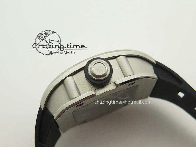 RM005 Philippe Massa SS White Number On Rubber Strap MIYOTA 9015