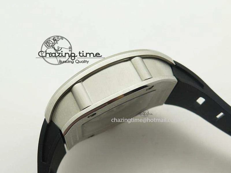 RM005 Philippe Massa SS White Number On Rubber Strap MIYOTA 9015