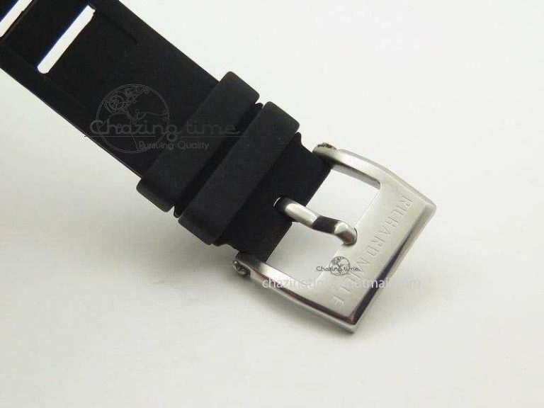 RM005 Philippe Massa SS White Number On Rubber Strap MIYOTA 9015