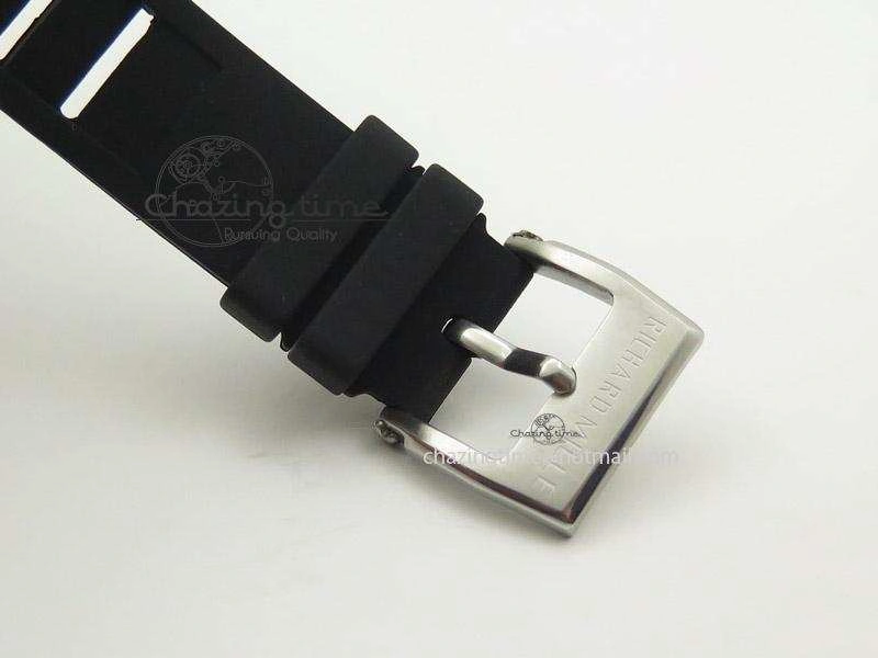 RM005 Philippe Massa SS White Number On Rubber Strap MIYOTA 9015