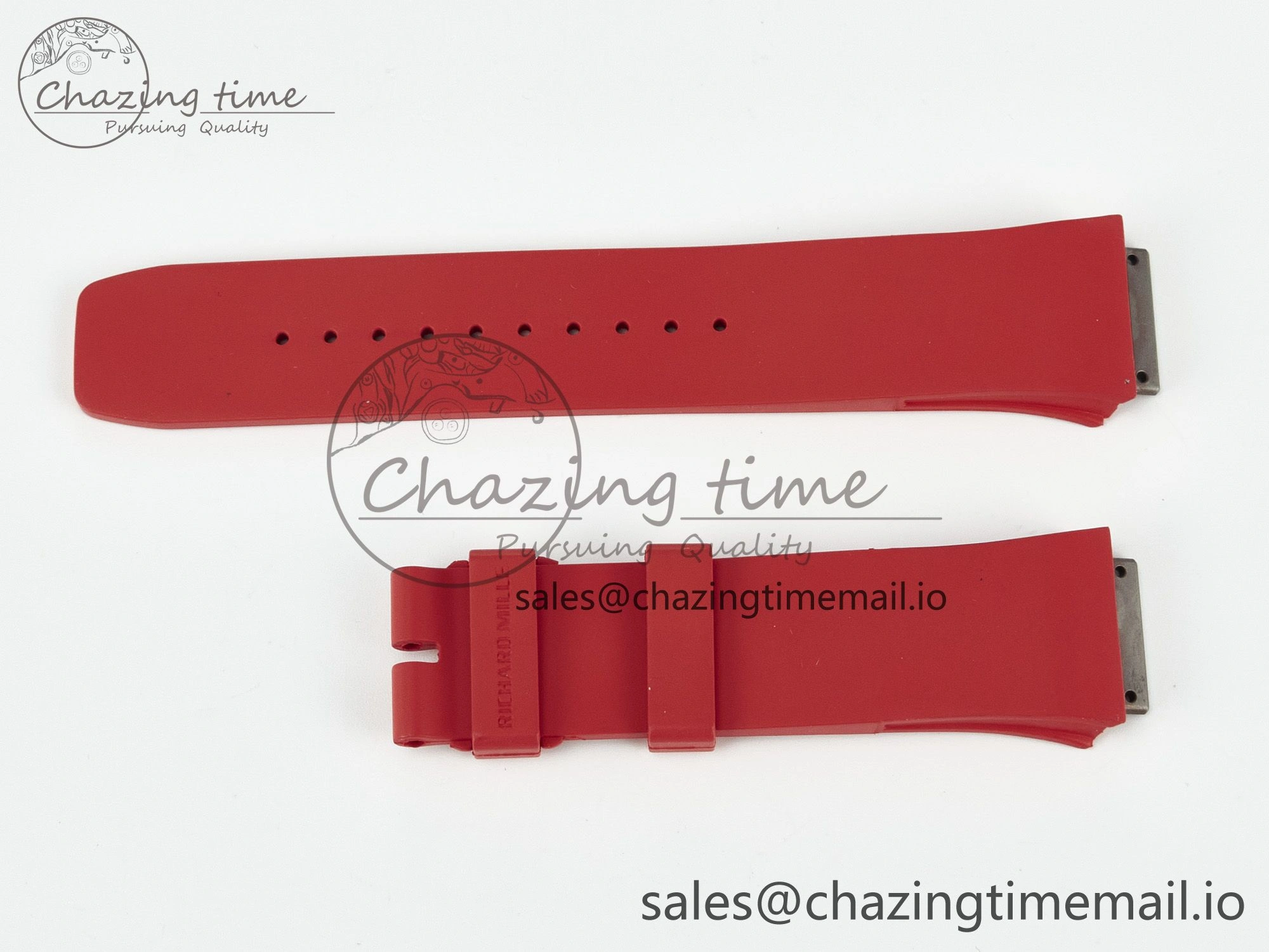 RM007 1:1 Best Edition Red Rubber Strap (Fits the Gen size)